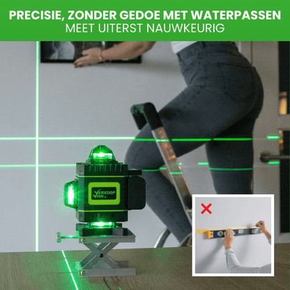 Professionele Bouwlaser - met 16 laserlijnen 4 x 360°